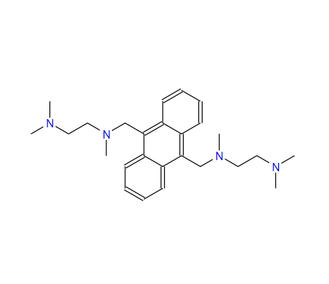 N,N′-双(2-二甲基氨基乙基)-N,N′-二甲基-9,10-蒽二甲胺,N,N′-Bis(2-diMethylaMinoethyl)-N,N′-diMethyl-9,10-anthracenediMethanaMine