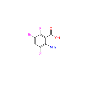 2-氨基-3,5-二溴-6-氟苯甲酸；175135-10-1