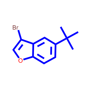 Benzofuran, 3-bromo-5-(1,1-dimethylethyl)-,Benzofuran, 3-bromo-5-(1,1-dimethylethyl)-