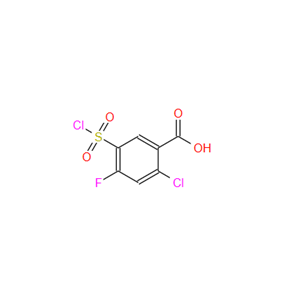 2-氯-5-氯磺酰-4-氟苯甲酸；264927-50-6