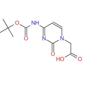 2-(4-((叔丁氧基羰基)氨基)-2-氧代嘧啶-1(2H)-基)乙酸,2-[4-[(2-methylpropan-2-yl)oxycarbonylamino]-2-oxopyrimidin-1-yl]acetic acid