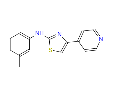 N-(3-甲基苯基)-4-(4-吡啶)-2-噻唑胺,STF-62247