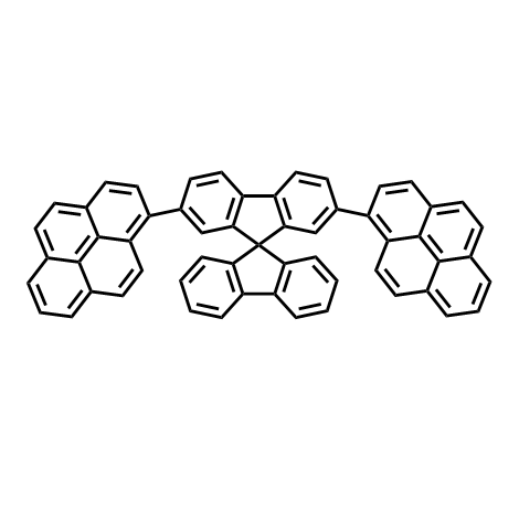 2,7-二(1-芘基)-9,9'-螺二[9H-芴],2,7-Di(pyren-1-yl)-9,9'-spirobi[fluorene]