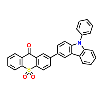 2-(9-phenyl-9H-carbazol-3-yl)-9H-thioxanthen-9-one 10,10-dioxide,2-(9-phenyl-9H-carbazol-3-yl)-9H-thioxanthen-9-one 10,10-dioxide