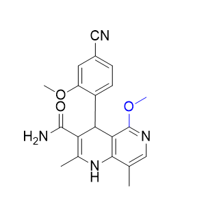 非奈利酮杂质11,4-(4-cyano-2-methoxyphenyl)-5-methoxy-2,8-dimethyl-1,4-dihydro- 1,6-naphthyridine-3-carboxamide