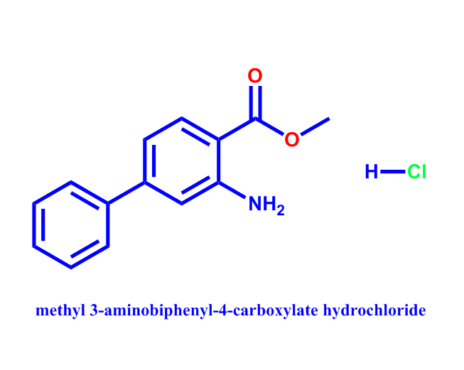 3-氨基-[1,1'-联苯]-4-羧酸甲酯盐酸盐,methyl 3-aminobiphenyl-4-carboxylate hydrochloride