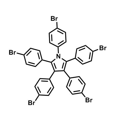 1,2,3,4,5-pentakis(4-bromophenyl)-1H-pyrrole,1,2,3,4,5-pentakis(4-bromophenyl)-1H-pyrrole