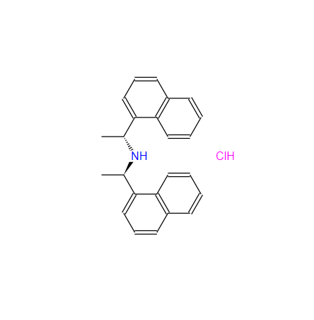 双[(R)-(-)-(1-萘乙基)胺]盐酸盐,Bis[(R)-(-)-(1-naphthyl)ethyl]amine hydrochloride