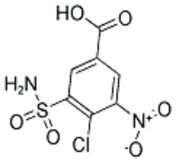 4-氯-3-硝基-5-磺酰胺基苯甲酸,4-Chloro-3-nitro-5-sulphamoylbenzoic acid