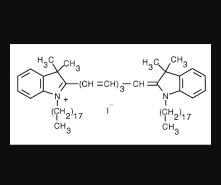 细胞膜荧光探针深红色DiR碘化物,DiR iodide [1,1‘-dioctadecyl-3,3,3’,3‘-tetramethylindotricarbocyanine iodide]
