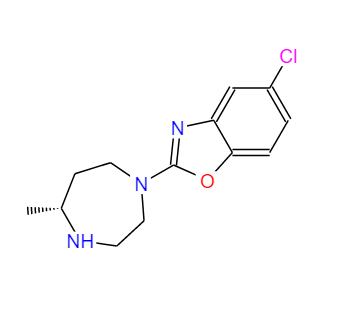 5-氯-2-[(5R)-六氢-5-甲基-1H-1,4-二氮杂卓-1-基]苯并恶唑,(R)-5-chloro-2-(5-Methyl-1,4-diazepan-1-yl)benzo[d]oxazole