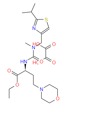 可比司他B,(S)-Ethyl-2-(3-((2-isopropylthiazol-4-yl)Methyl)-3-Methylureido)-4-Morpholinobutanoate oxalate