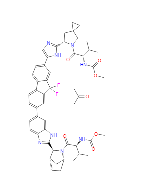 雷迪帕韦单丙酮溶剂化物,Ledipasvir (acetone)