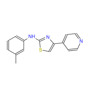 N-(3-甲基苯基)-4-(4-吡啶)-2-噻唑胺
