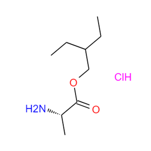 2-乙基丁基-L-丙氨酸酯盐酸盐,(S)-2-ethylbutyl 2-aminopropanoate hydrochloride