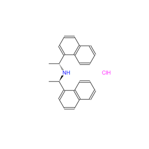 双[(R)-(-)-(1-萘乙基)胺]盐酸盐,Bis[(R)-(-)-(1-naphthyl)ethyl]amine hydrochloride