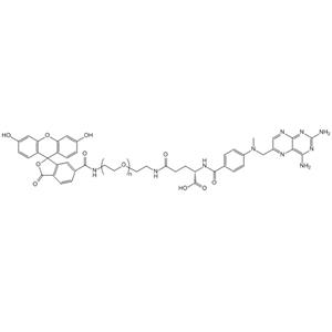 MTX-PEG-FITC，甲氨蝶呤-聚乙二醇-荧光素