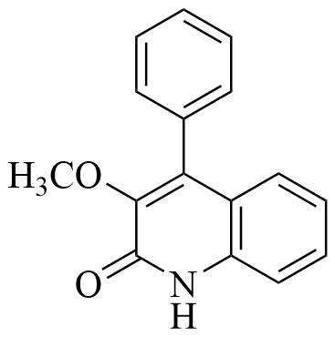 甲基纯绿青霉素,AIDS-089094, 3-Methoxy-4-phenyl-1H-quinolin-2-one