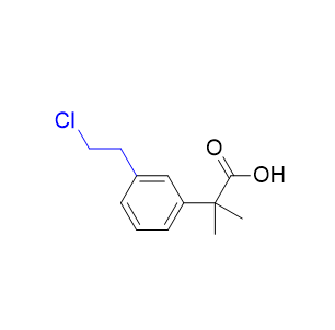 比拉斯汀雜質(zhì)02,2-(3-(2-chloroethyl)phenyl)-2-methylpropanoic acid