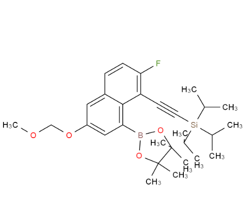 ((2-氟-6-(甲氧基甲氧基)-8-(4,4,5,5-四甲基-1,3,2-二氧硼杂环戊烷