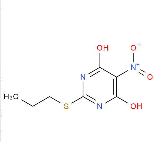 5-硝基-2-(丙基硫代)嘧啶-4,6-二醇