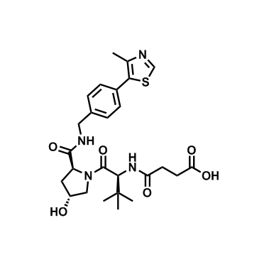 4-(((S)-1-((2S,4R)-4-Hydroxy-2-((4-(4-methylthiazol-5-yl)benzyl)carbamoyl)pyrrolidin-1-yl)-3,3-dimet,4-(((S)-1-((2S,4R)-4-Hydroxy-2-((4-(4-methylthiazol-5-yl)benzyl)carbamoyl)pyrrolidin-1-yl)-3,3-dimethyl-1-oxobutan-2-yl)amino)-4-oxobutanoic acid