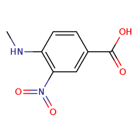 4-甲氨基-3-硝基苯甲酸,4-Methylamino-3-nitrobenzoic acid