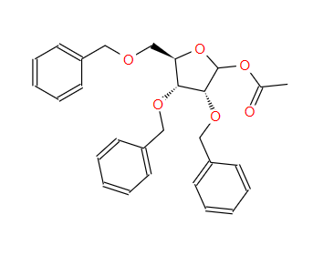 1-乙酰氧基-2,3,5-三苄氧基-D-呋喃核糖,1-O-Acetyl-2,3,5-tri-O-benzyl-D-ribofuranose