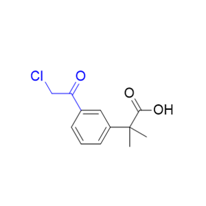 比拉斯汀杂质01,2-(3-(2-chloroacetyl)phenyl)-2-methylpropanoic acid