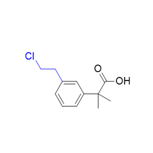 比拉斯汀杂质02,2-(3-(2-chloroethyl)phenyl)-2-methylpropanoic acid