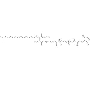 维生素E-聚乙二醇-马来酰亚胺,Vitamin E-PEG-Maleimide;Tocopherol-PEG-Mal