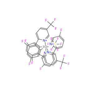Ir[dFFppy]2-(4,4′-dCF3bpy)六氟膦酸盐
