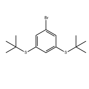 1-溴-3,5-二叔丁基硫苯,1-BROMO-3,5-BIS(TERT-BUTYLTHIO)BENZENE