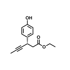 (S)-3-(4-羟基苯基)己-4-炔酸乙酯