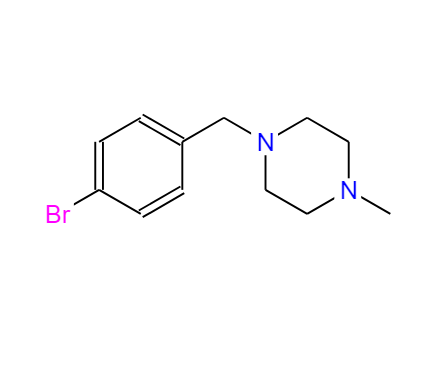 1-(4-溴苄基)-4-甲基哌嗪,1-[(4-BROMOPHENYL)METHYL]-4-METHYLPIPERAZINE