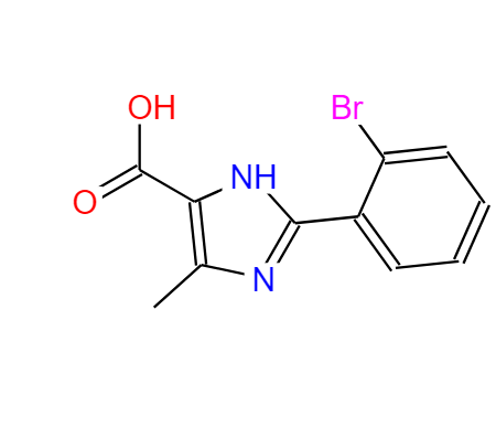 2-(2-BROMOPHENYL)-5-METHYL-3H-IMIDAZOLE-4-CARBOXYLIC ACID,2-(2-BROMOPHENYL)-5-METHYL-3H-IMIDAZOLE-4-CARBOXYLIC ACID