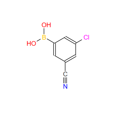 3-氯-5-氰基苯硼酸,(3-CHLORO-5-CYANOPHENYL)BORONIC ACID