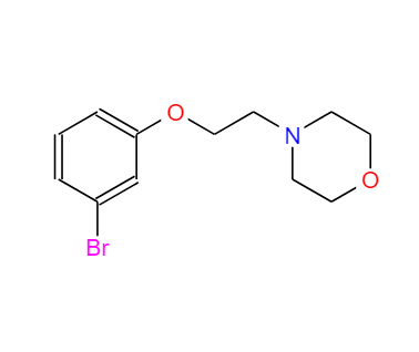 4-[2-(3-溴苯氧基)乙基]吗啉,4-[2-(3-BROMOPHENOXY)ETHYL]MORPHOLINE