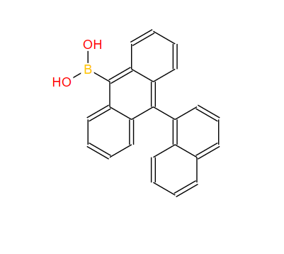 [10-(1-萘基)-9-蒽]硼酸,[10-(1-Naphthalenyl)-9-anthracenyl]boronic acid