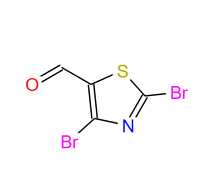 2,4-二溴噻唑-5-甲醛,2,4-DIBROMO-THIAZOLE-5-CARBALDEHYDE,97%