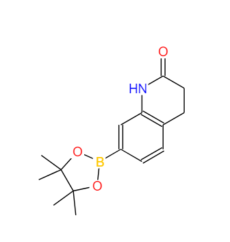 7-(4,4,5,5-四甲基-1,3,2-二氧杂硼烷-2-基)-3,4-二氢喹啉-2(1H)-酮,3,4-dihydro-7-(4,4,5,5-tetramethyl-1,3,2-dioxaborolan-2-yl)quinolin-2(1H)-one