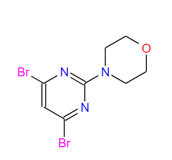 4-(4,6-dibromopyrimidin-2-yl)morpholine,4-(4,6-dibromopyrimidin-2-yl)morpholine