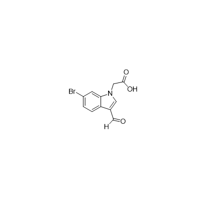 2-(6-bromo-3-formyl-1H-indol-1-yl)acetic acid