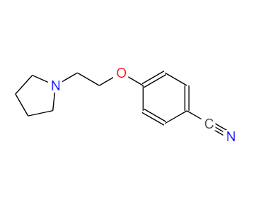 4-[2-(pyrrolidin-1-yl)ethoxy]benzonitrile,4-[2-(pyrrolidin-1-yl)ethoxy]benzonitrile