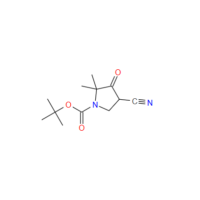 4-氰基-2,2-二甲基-3-氧代吡咯烷-1-羧酸叔丁酯,TERT-BUTYL 4-CYANO-2,2-DIMETHYL-3-OXOPYRROLIDINE-1-CARBOXYLATE