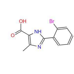 2-(2-BROMOPHENYL)-5-METHYL-3H-IMIDAZOLE-4-CARBOXYLIC ACID,2-(2-BROMOPHENYL)-5-METHYL-3H-IMIDAZOLE-4-CARBOXYLIC ACID