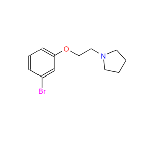 1-(2-(3-溴苯氧基)-乙基)吡咯烷,1-[2-(3-BROMOPHENOXY)ETHYL]-PYRROLIDINE