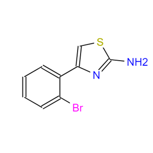 2-氨基-4-(2-溴苯基)噻唑,4-(2-Bromo-phenyl)-thiazol-2-ylamine