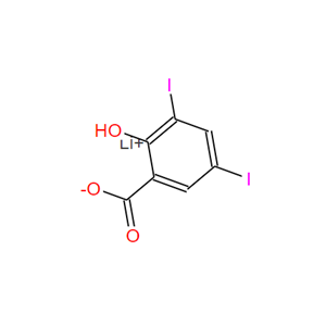 3,5-二碘水杨酸锂,Lithium 3,5-diiodosalicylate