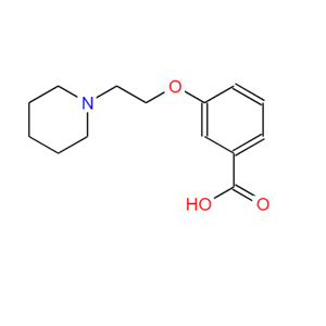 3-(2-(哌啶-1-基)乙氧基)苯甲酸 765270-93-7